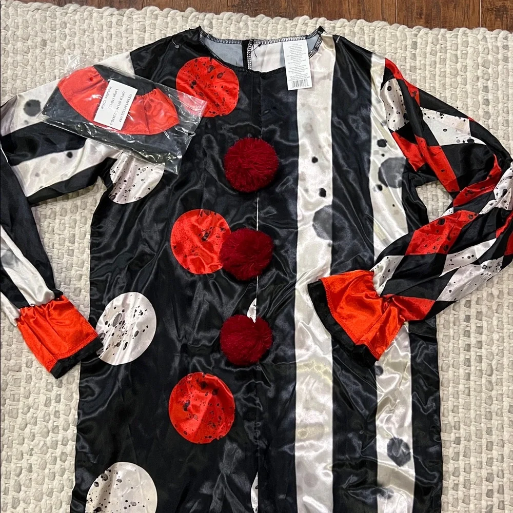 Big Top Bling Clown costume size L (10/12)
